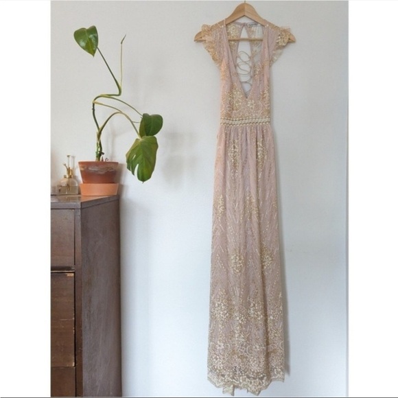 Hello Molly Gold on the Ceiling Sparkle Dress - Picture 4 of 11